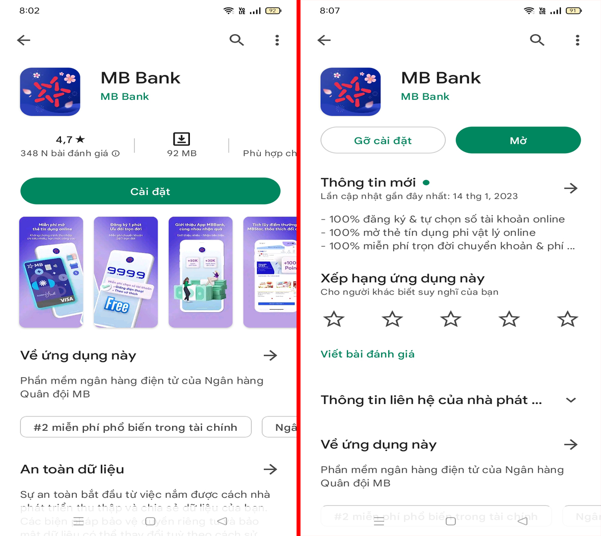 Tải và cài đặt app MB Bank