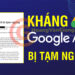 Cách kháng tài khoản Google Ads bị tạm ngưng A - Z